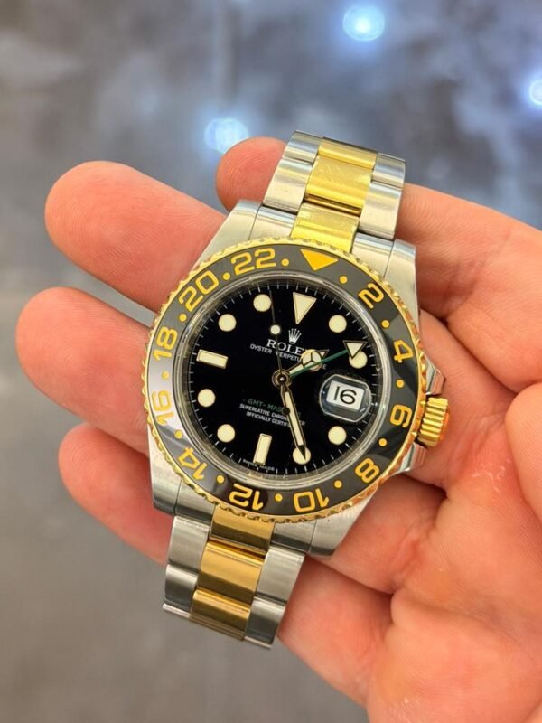 Rolex GMT-Master II ceramica acciaio oro del 2008 Italia full set top condition con documenti