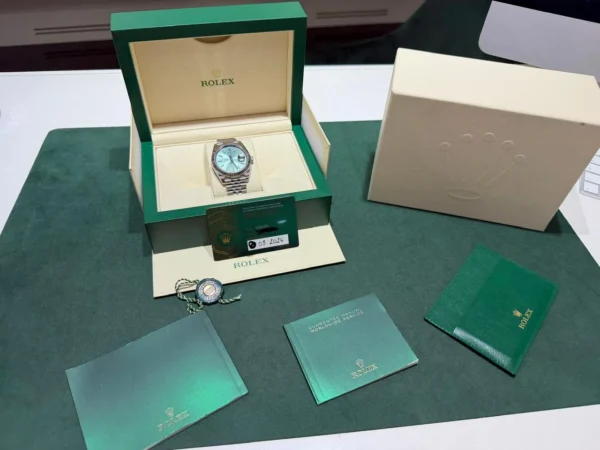 IMG_3435 Rolex Datejust 41 verde menta green del 2024 Italia jubilee full set excellent condition ect ect
