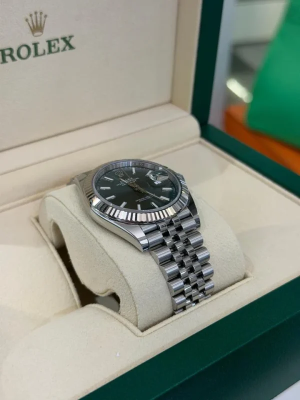 IMG_3436 Rolex Datejust 41 verde menta green del 2024 Italia jubilee full set excellent condition ect ect