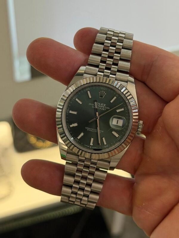 IMG_3438 Rolex Datejust 41 verde menta green del 2024 Italia jubilee full set excellent condition ect ect