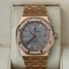 Audemars Piguet Royal Oak Lady 37mm rose gold del 2020 NUOVO mai indossato diamond bezel full set con documenti