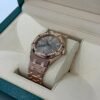 Audemars Piguet Royal Oak Lady 37mm rose gold del 2020 NUOVO mai indossato diamond bezel full set con documenti