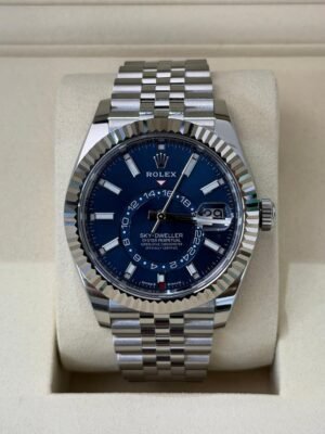 Rolex Sky-Dweller Blu NUOVO 2026 Italia Jubilee full set con documenti e scatola Rolex
