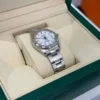 Rolex Datejust 31 31mm bianco white del 2018 full set top condition con documenti e scatola