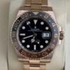 Rolex GMT-Master II rose gold del 2024 Italia full set excellent condition con documenti scatola