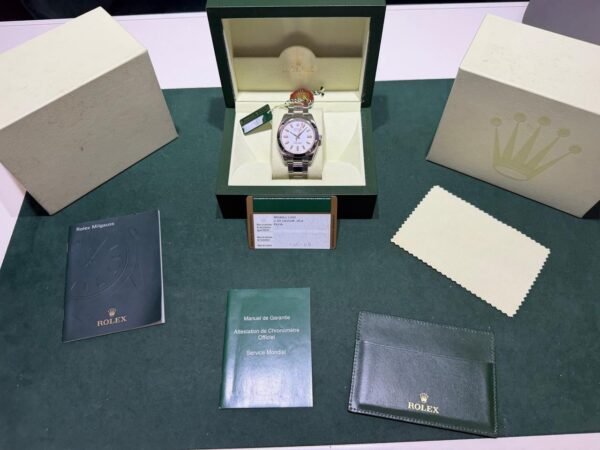 IMG_4252 Rolex Milgauss quadrante bianco NUOVO del 2009 Italia full stickers full pellicole full set