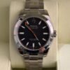 Rolex Milgauss quadrante nero NUOVO del 2008 Italia full stickers full pellicole full set