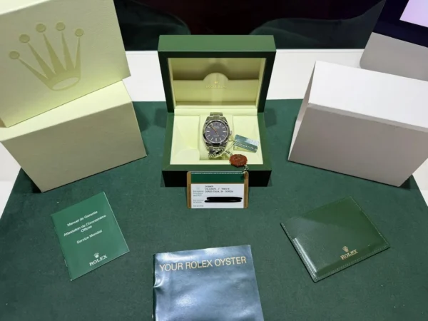 Rolex Milgauss quadrante nero NUOVO del 2008 Italia full stickers full pellicole full set