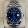 Rolex Datejust 41 Blu del 2019 Jubilee full set top condition con documenti e scatola Rolex