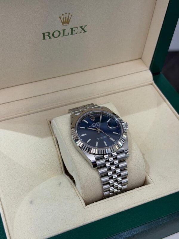 Rolex Datejust 41 Blu del 2019 Jubilee full set top condition con documenti e scatola Rolex