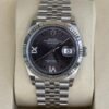 Rolex Datejust 36 NUOVO Jubilee 2026 quadrante Dark grey con diamanti ore 6 e 9 full set