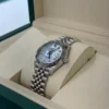 IMG_6117 Rolex Datejust 36 NUOVO Jubilee 2026 quadrante Dark grey con diamanti ore 6 e 9 full set (Copia)