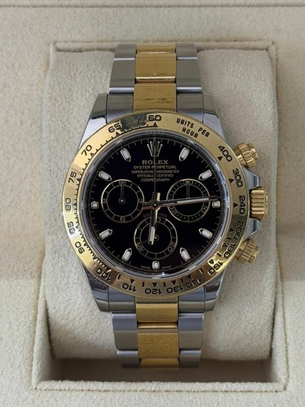 IMG_6134 Rolex Daytona Cosmograph acciaio oro del 2020 full set excellent condition con documenti scatola
