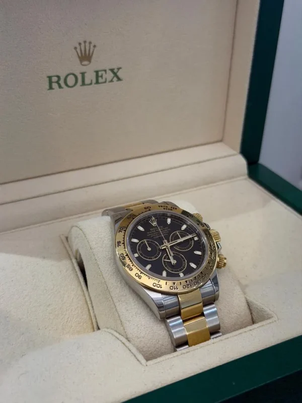 IMG_6137 Rolex Daytona Cosmograph acciaio oro del 2020 full set excellent condition con documenti scatola
