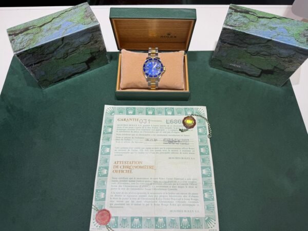IMG_6141 Rolex Submariner Date blu del 1989 acciaio oro full set top condition con documenti e scatola