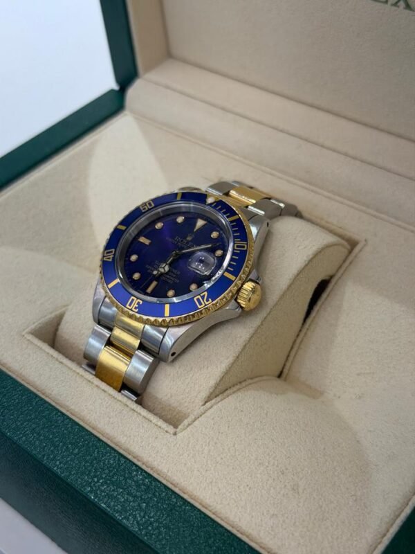 IMG_6143 Rolex Submariner Date blu del 1989 acciaio oro full set top condition con documenti e scatola