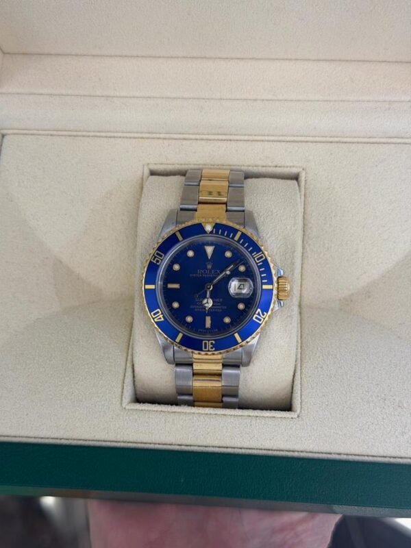 IMG_6144 Rolex Submariner Date blu del 1989 acciaio oro full set top condition con documenti e scatola