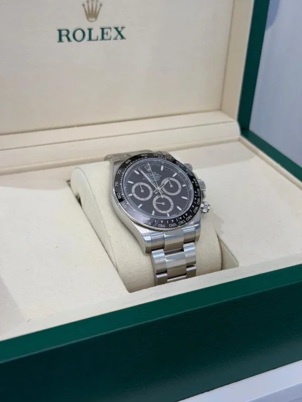 Rolex Daytona New model ceramica NUOVO del 2025 quadrante nero full set documenti e scatola