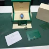 Rolex Datejust 36 mm Blu del 2021 full set top condition con documenti e scatola Rolex