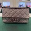 WhatsApp Image 2026-07-01 at 17.18.27 (2) Chanel Classic Flap Mini rectangular 20 – Caviar Metallizzato Grigio Scuro – Hardware Ruthenium del 2017