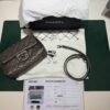 WhatsApp Image 2026-07-01 at 17.18.28 Chanel Classic Flap Mini rectangular 20 – Caviar Metallizzato Grigio Scuro – Hardware Ruthenium del 2017