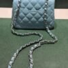 Chanel Classic Flap Mini 17 – Lambskin Bleu Clair carta da zucchero – Hardware Argento