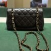 Modello: Chanel Classic Flap Mini Rectangular nera del 2024 hardware