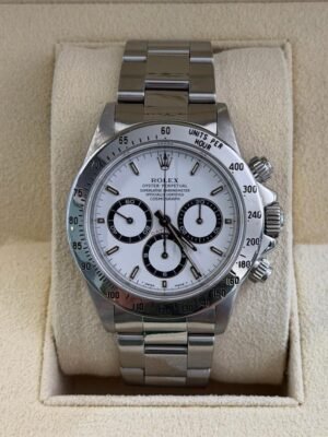 Rolex Daytona Zenith bianco white del 1995 top condition con perizia e scatola Rolex