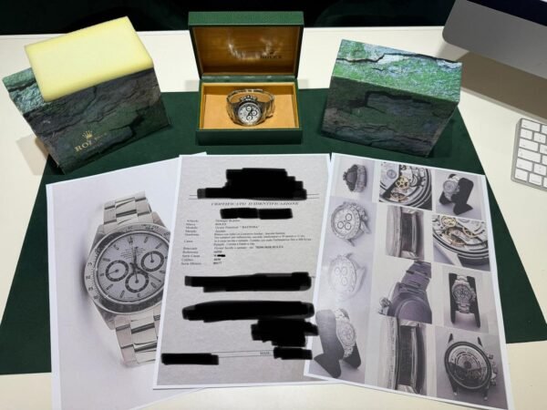 IMG_0003 Rolex Daytona Zenith bianco white del 1995 top condition con perizia e scatola Rolex