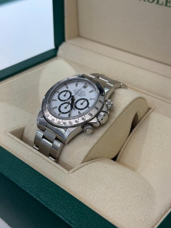 IMG_0005 Rolex Daytona Zenith bianco white del 1995 top condition con perizia e scatola Rolex