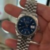Rolex Datejust 36 mm Blu del 2021 full set top condition con documenti e scatola Rolex