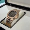 Patek Philippe Nautilus rose gold del 2021 chocolate bown full set excellent condition con documenti