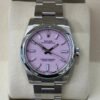 Rolex Oyster Perpetual 34 new model NUOVO 2026 Italia Pink rosa full set con documenti
