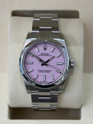 Rolex Oyster Perpetual 34 new model NUOVO 2026 Italia Pink rosa full set con documenti