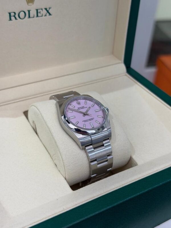 Rolex Oyster Perpetual 34 new model NUOVO 2026 Italia Pink rosa full set con documenti