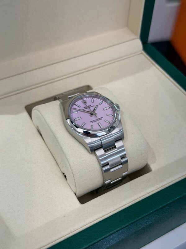 Rolex Oyster Perpetual 34 new model NUOVO 2026 Italia Pink rosa full set con documenti