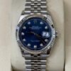 IMG_1014 Rolex Datejust 36 del 2024 quadrante blu in diamanti jubilee top condition full set