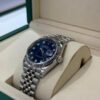 IMG_1016 Rolex Datejust 36 del 2024 quadrante blu in diamanti jubilee top condition full set