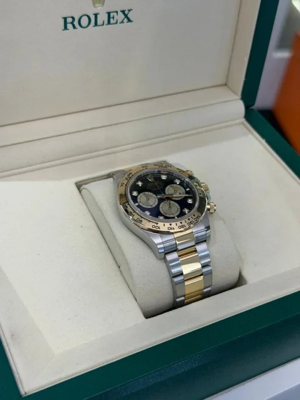 IMG_1021 Rolex Daytona quadrante in diamanti acciaio oro del 2023 Italia FULL set top condition
