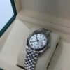 IMG_1043 Rolex Datejust 36 NUOVO Jubilee 2026 quadrante argenté argento con diamanti ore 6 e 9 full set