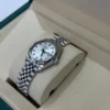 Rolex Datejust 31 NUOVO 2026 Jubilee quadrante argent&egrave; in diamanti full set con documenti