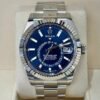 Rolex Sky-Dweller Blu del 2024 NUOVO full stickers Italia Oyster full set con documenti