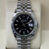 Rolex Datejust 36mm nero NUOVO 2026 mai indossato Jubilee full set con documenti e scatola