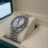 Rolex Datejust 36mm Argentè NUOVO 2026 mai indossato Jubilee full set con documenti e scatola