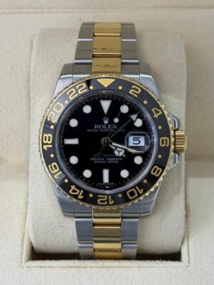 Rolex GMT-Master II ceramica acciaio oro del 2009 full set top condition con documenti