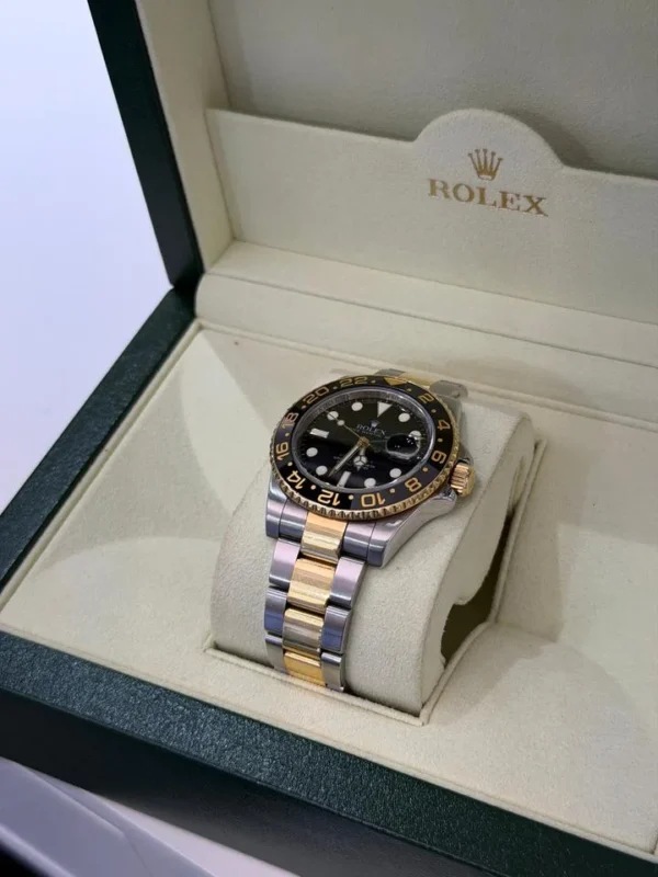 Rolex GMT-Master II ceramica acciaio oro del 2009 full set top condition con documenti