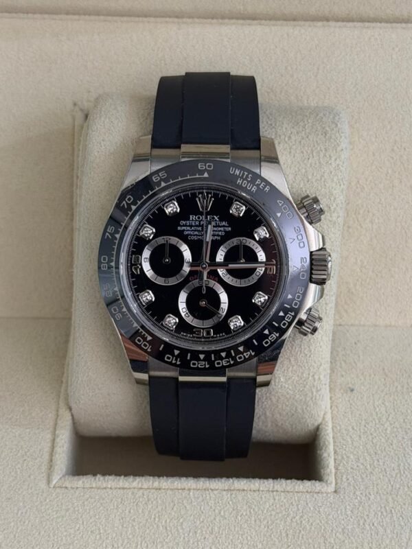 Rolex Daytona quadrante in diamanti del 2019 full set top condition con documenti e scatola