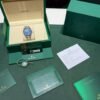Rolex Datejust 36mm Blu NUOVO 2026 mai indossato Oyster full set con documenti e scatola