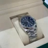 Rolex Datejust 36mm Blu NUOVO 2026 mai indossato Oyster full set con documenti e scatola
