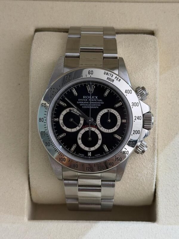 Rolex Daytona Zenith nero black del 1997 seriale U top condition con scatola Rolex